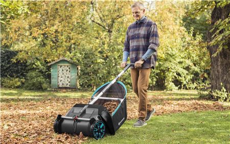 Gardena Recogedor de Hojas con Ruedas